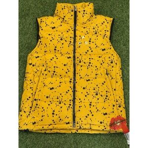 Nike NikeLab ACG Vest Women Small Yellow PaintSplatter Gore-Tex AR4542-010